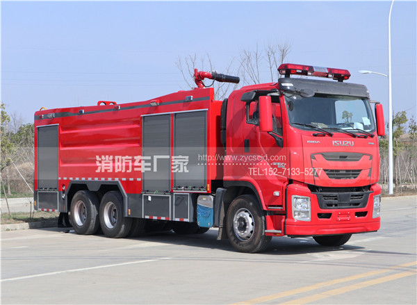 【五十鈴】后雙橋16噸泡沫消防車