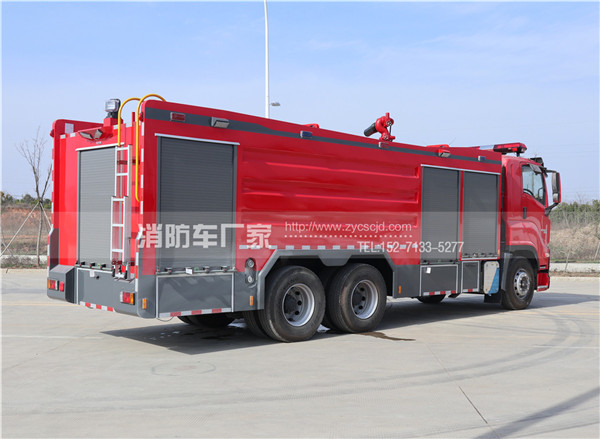 【五十鈴】后雙橋16噸泡沫消防車