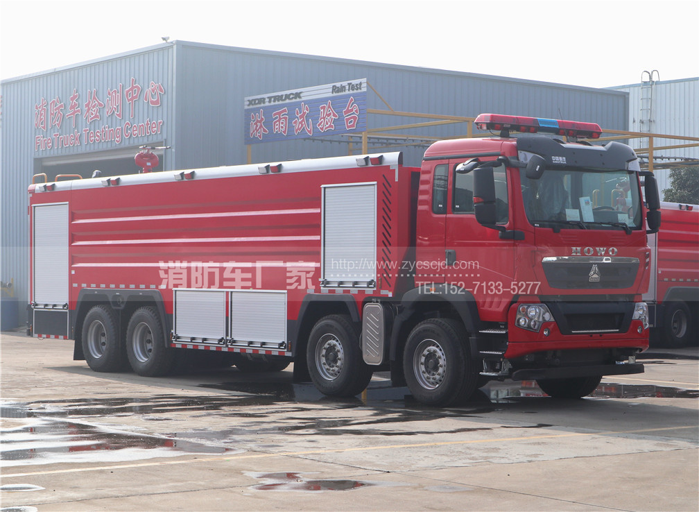 國六重汽24噸水罐消防車