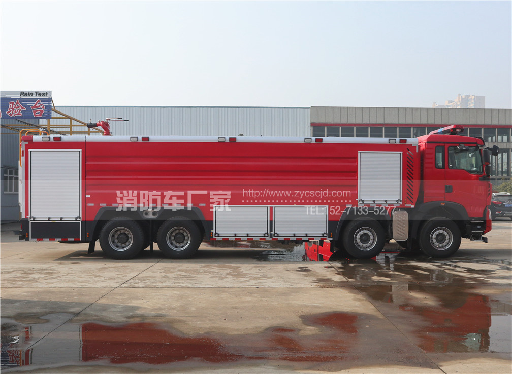 國六重汽24噸水罐消防車