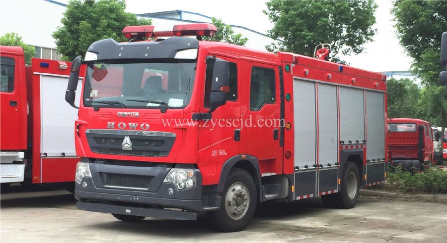 重汽6噸水罐泡沫消防車 重汽6噸水罐泡沫消防車