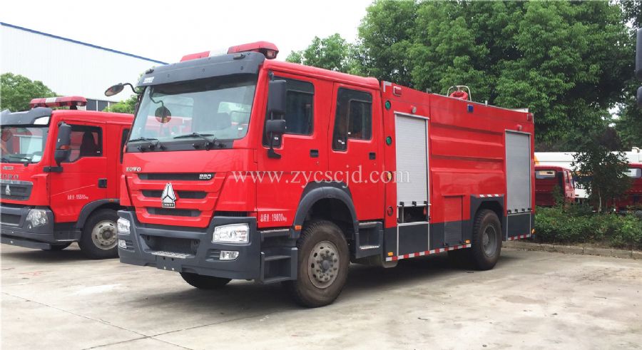 重汽8噸水罐泡沫消防車 重汽8噸水罐泡沫消防車