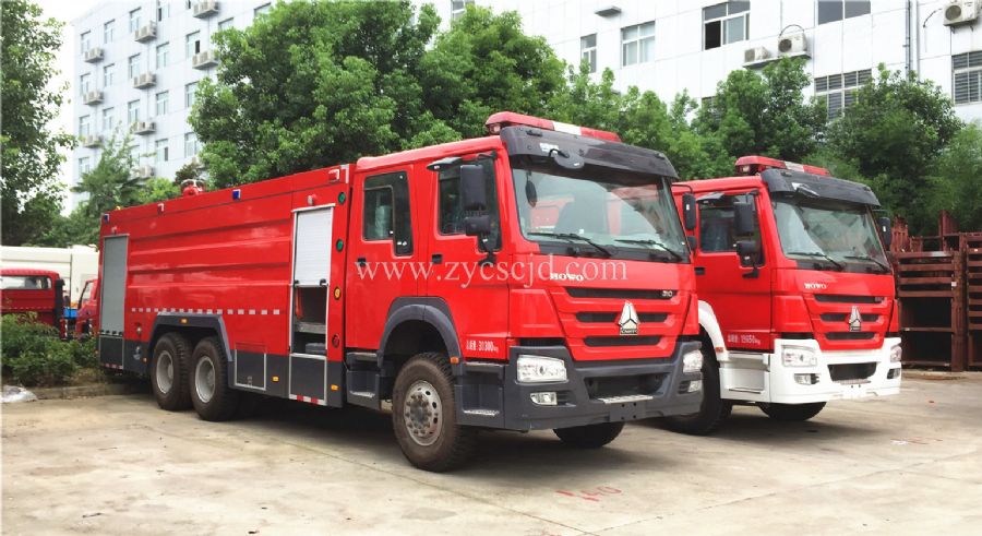 重汽12噸水罐泡沫消防車 重汽12噸水罐泡沫消防車